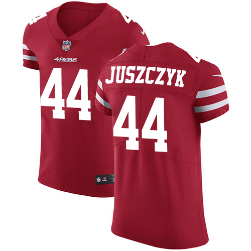 Nike 49ers #44 Kyle Juszczyk Red Team Color Men's Stitched NFL Vapor Untouchable Elite Jersey